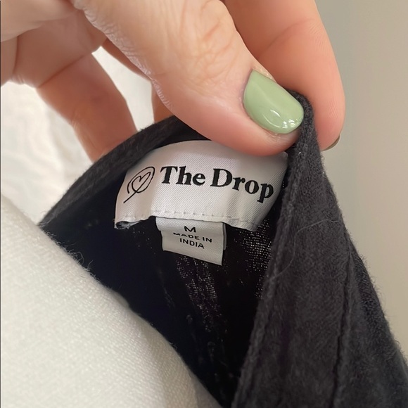 The Drop Gauze Black Summer Black Flowy Dress Medium - Picture 11 of 13